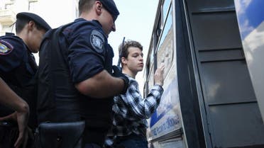 Moscow protest arrest AFP