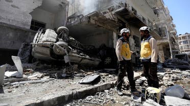 قصف جوي على أريحا التابعة لمحافظة إدلب