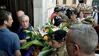 Italians pay homage to slain police officer 