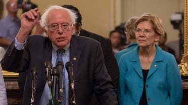 Sanders and Warren (AFP)