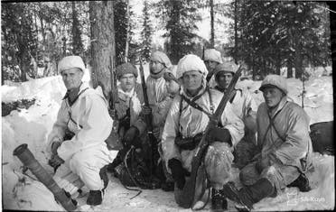 جانب من الجنود الفنلنديين الذين قاوموا التقدم السوفيتي