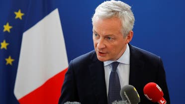 French Finance Minister Bruno Le Maire at a news conference in Paris, France, on July 27, 2019. (Reuters)