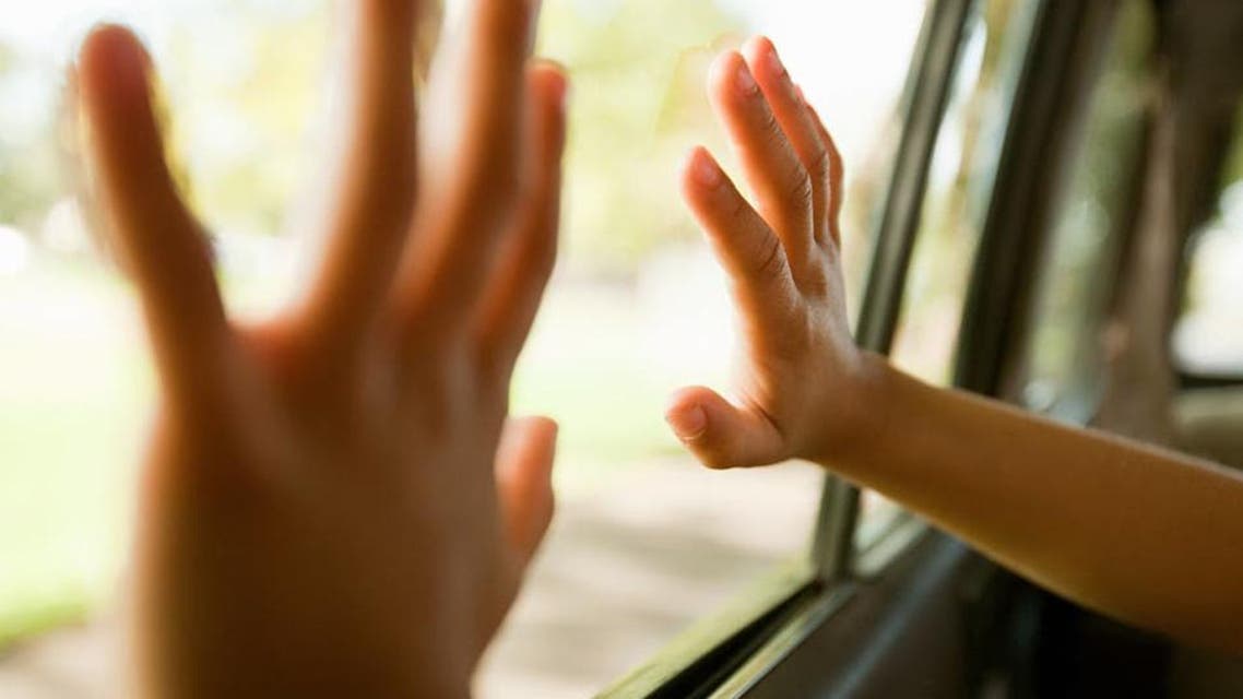 Kids stuck in car