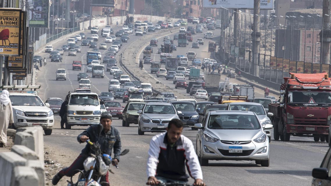 Cairo traffic Egypt - AFP