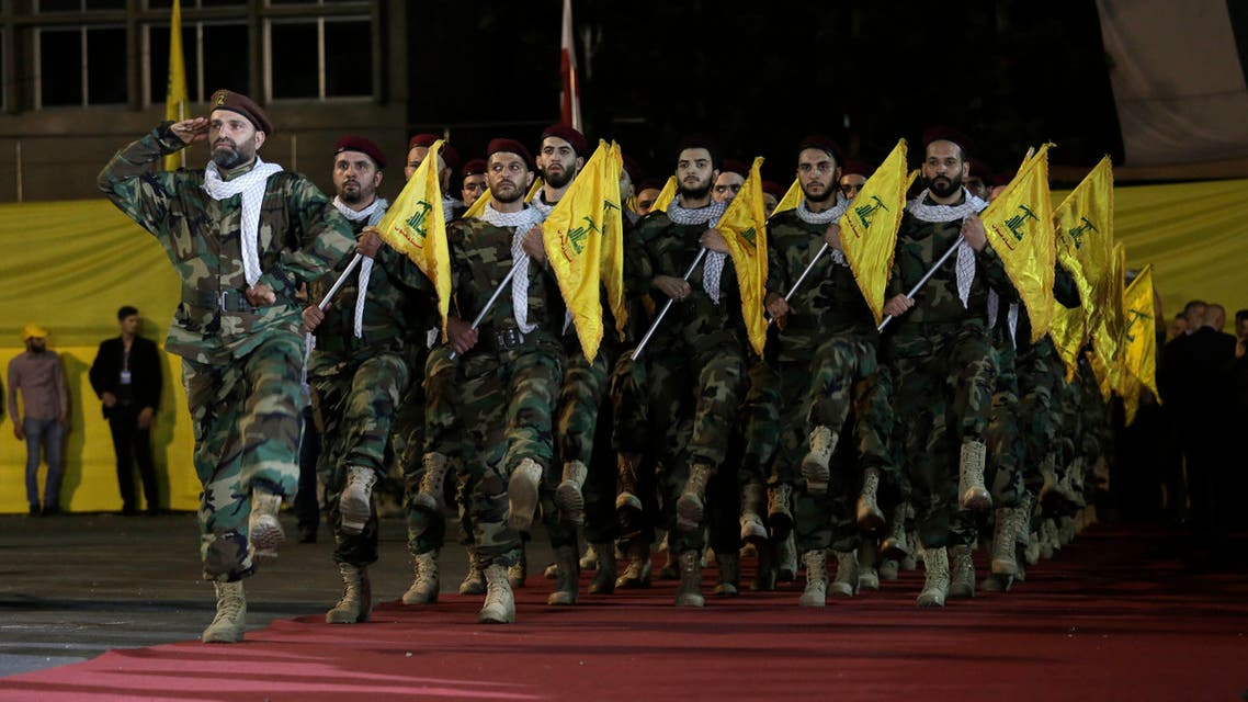 عناصر من ميليشيا حزب الله اللبناني 