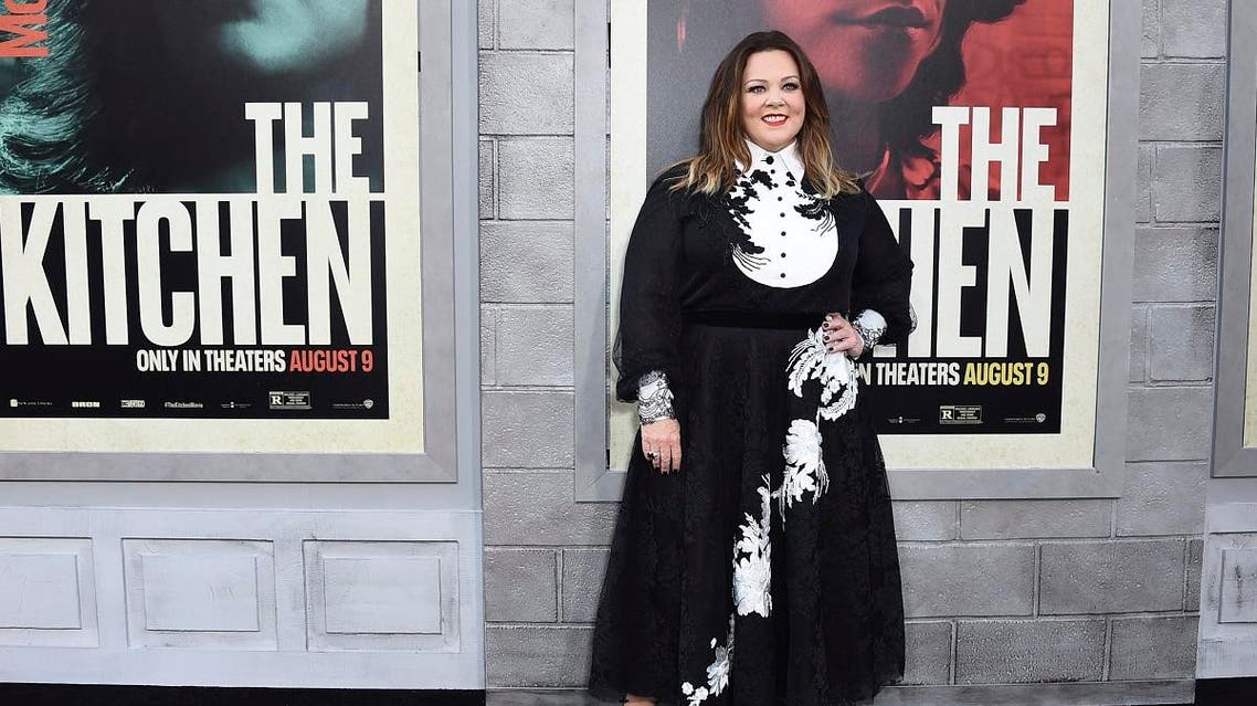 Melissa McCarthy arrives at the world premiere of "The Kitchen" at the TCL Chinese Theatre on Monday, Aug. 5, 2019, in Los Angeles. (AP)
