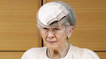 Japanese palace officials say former Empress Michiko has a breast cancer and will have an operation. (AP)