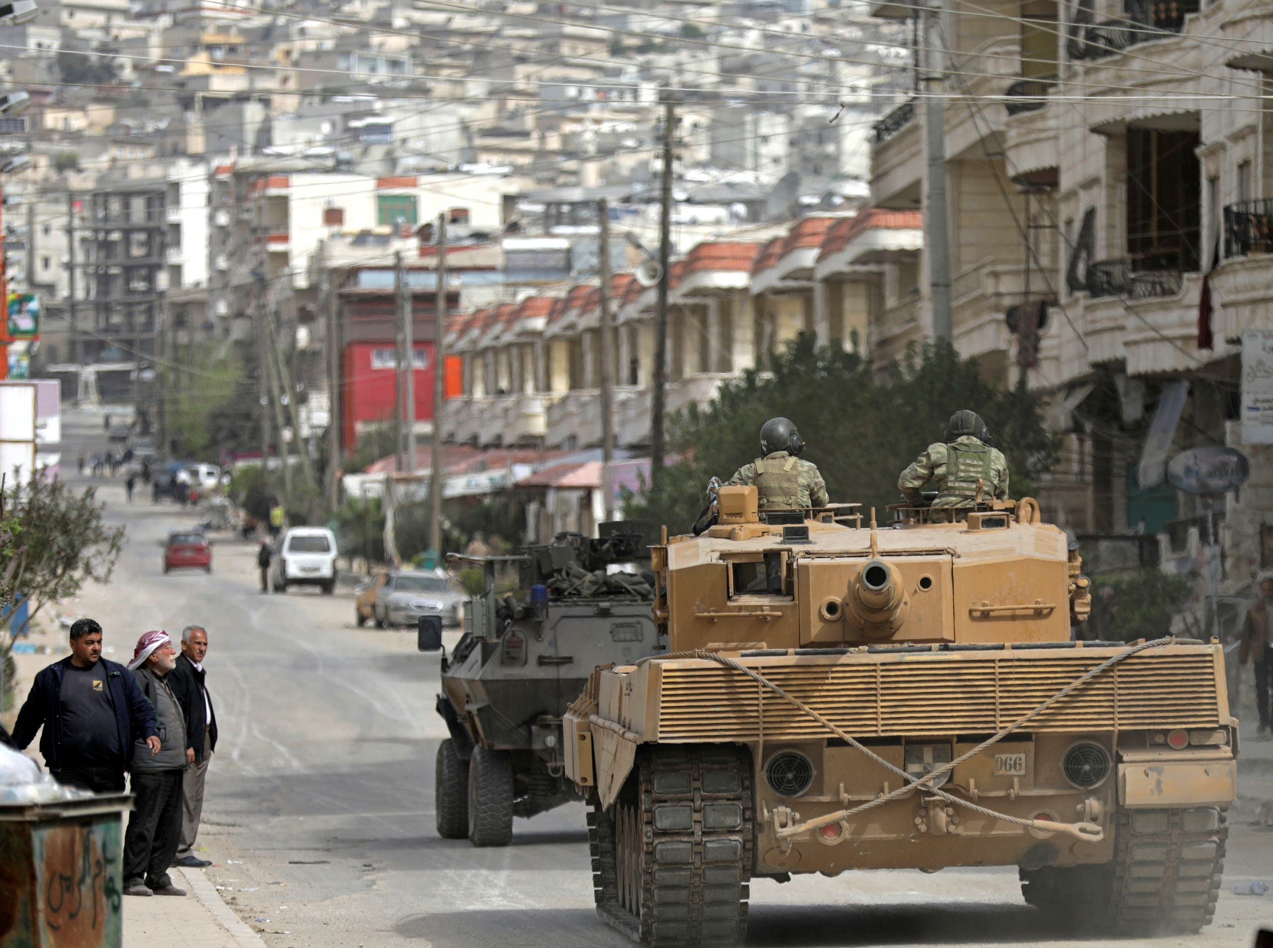 قوات تركية في عفرين السورية 