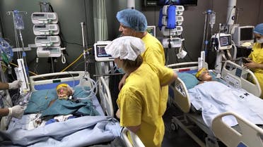 Bangladeshi twins who were joined at the head were recovering on August 2 after Hungarian surgeons performed a marathon 30-hour operation to separate their skulls and brains. (AFP)