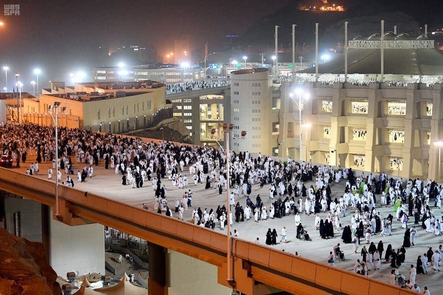Pilgrims on Hajj in Mecca. (Saudi Press Agency)