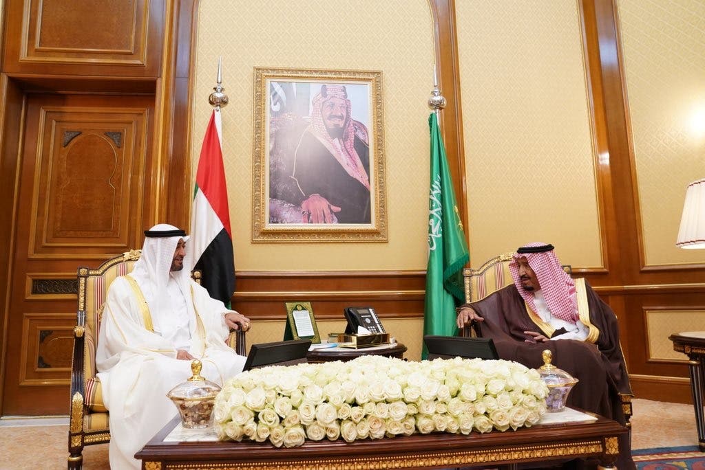 رایزنی ملک سلمان با ولیعهد أبوظبی درباره تحولات اخیر یمن