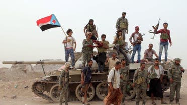 Fighters loyal to the Southern Transitional Council in Aden. (Supplied)