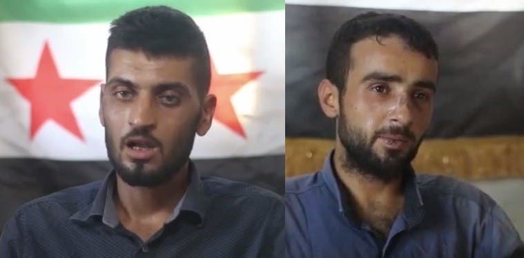 من اليمين: مصطفى حسن صالح ورمضان عيسى