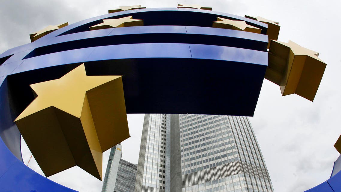 Euro sign finance currency stocks markets - AP