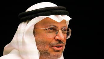 قرقاش: نثق في حكمة وحزم السعودية بإدارة أزمة قطر