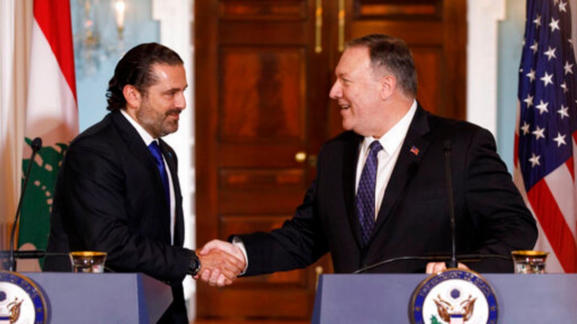 بومبيو وسعد الحريري