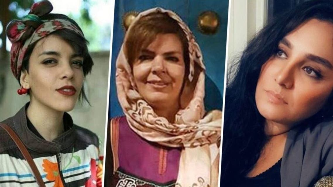 منيرة عربشاهي وياسمين آرياني ومجکان كشاورز