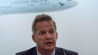 Cathay Pacific says CEO Rupert Hogg has resigned