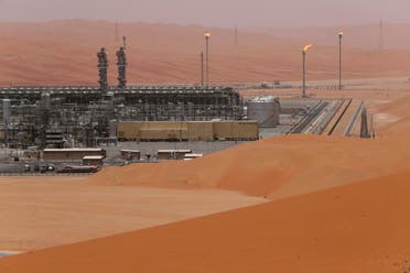 General view of the Natural Gas Liquids (NGL) facility in Saudi Aramco's Shaybah oilfield at the Empty Quarter in Saudi Arabia May 22, 2018. (Reuters)