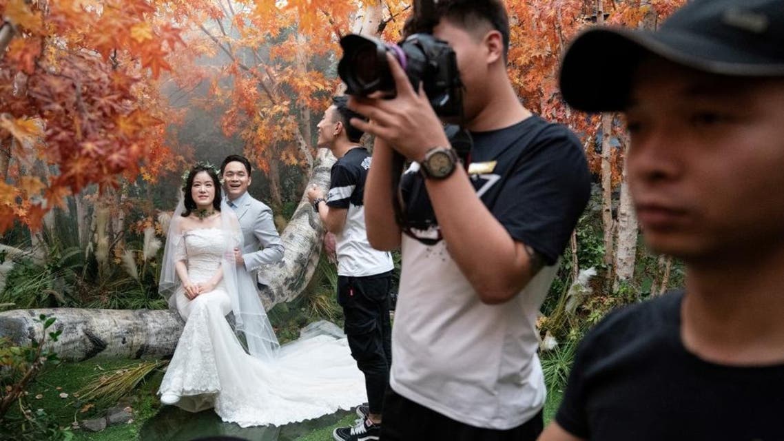 China wedding photos AFP