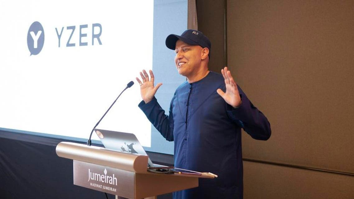 Dubai Entrepreneur Balvinder Singh Sahni (Abu Sabah) at the launch of YZER in Dubai