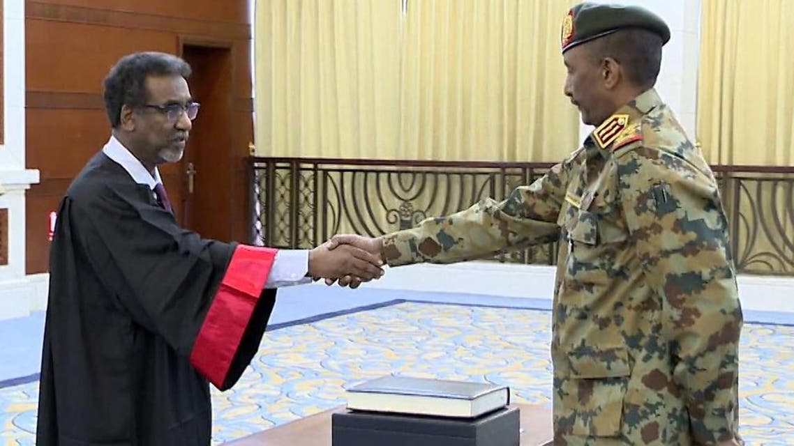 Al Burhan Sudan sworn in AFP