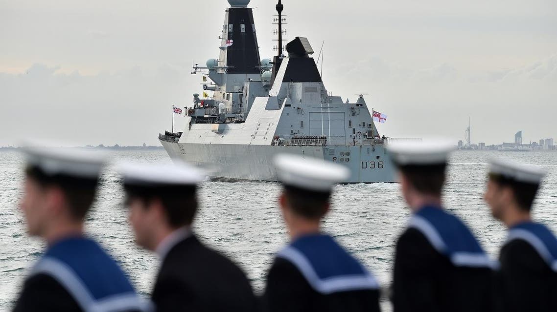 BRITAIN HMS Defender WARSHIP. (AFP)