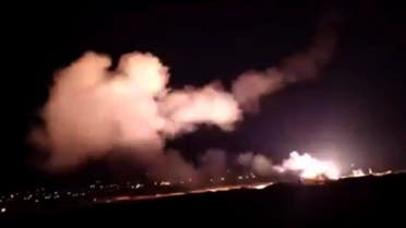 In this Tuesday, Dec. 25, 2018 file frame grab from a video provided by the Syrian official news agency SANA shows missiles flying into the sky near Damascus, Syria. (File photo: SANA/AP)