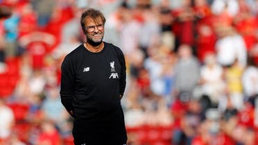 Liverpool manager Juergen Klopp before the match. (Reuters)