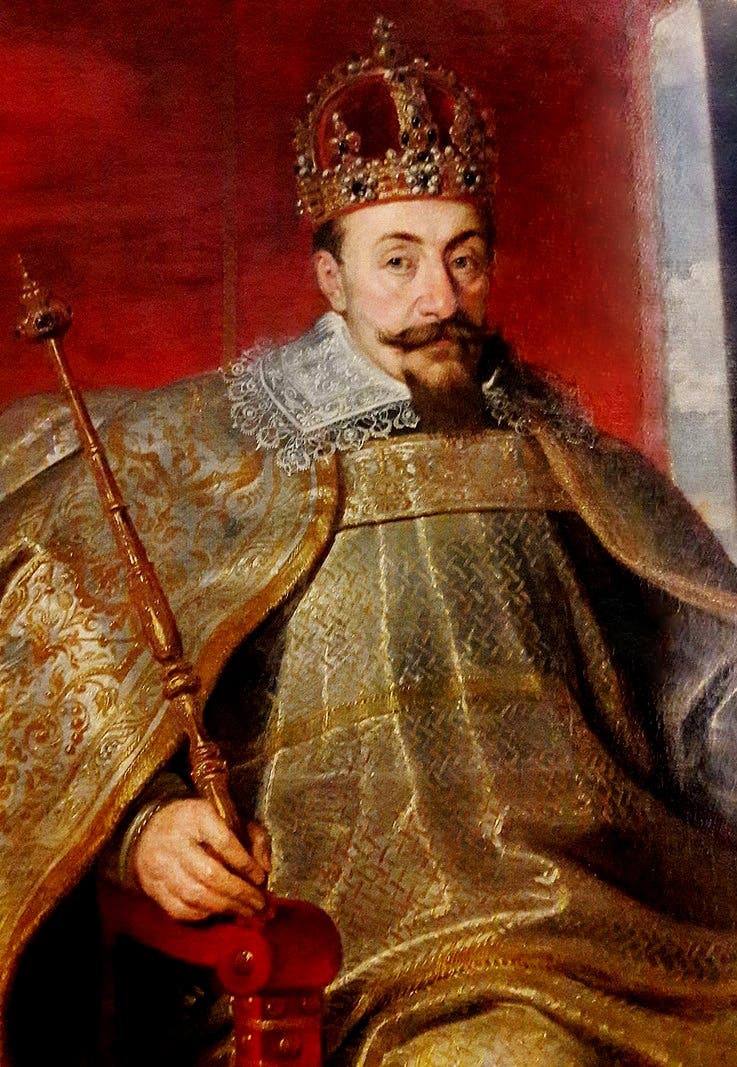 صورة للملك البولندي سيغوسمند الثالث فاسا