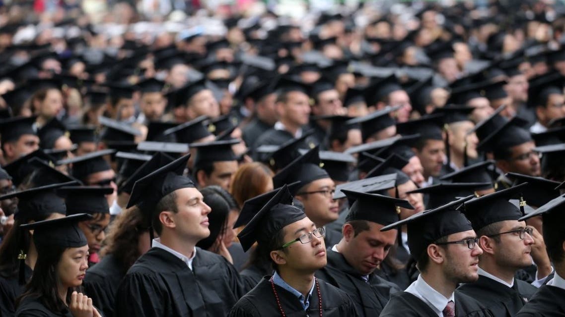 Students during their graduation ceremony at a US university. (File Photo)