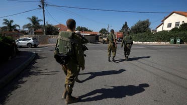 A picture taken on August 26, 2019, shows Israeli soldiers patrolling near the northern Israeli town of Avivim, close to the border with Lebanon. (File Photo: AFP)