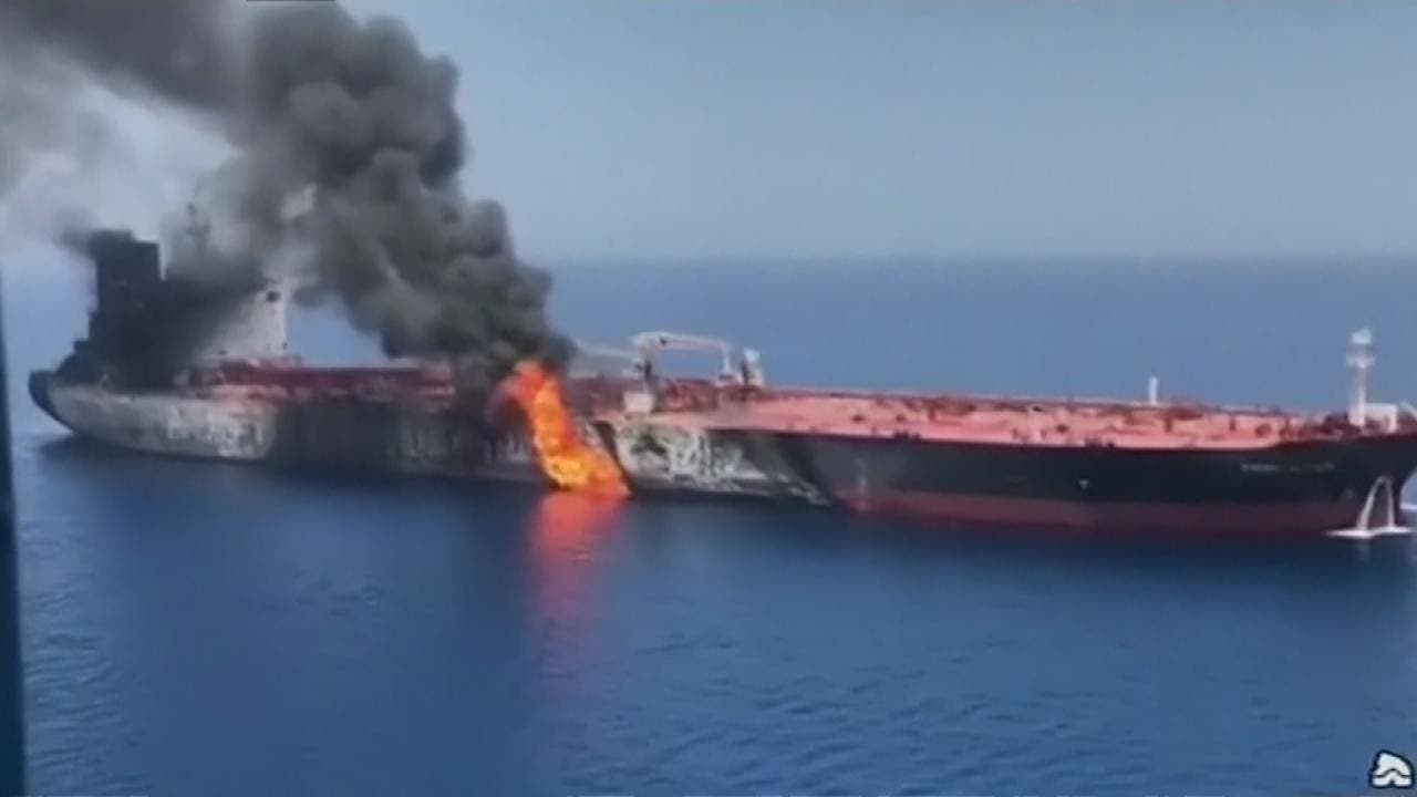 هجمة سابقة على إحدى الناقلات