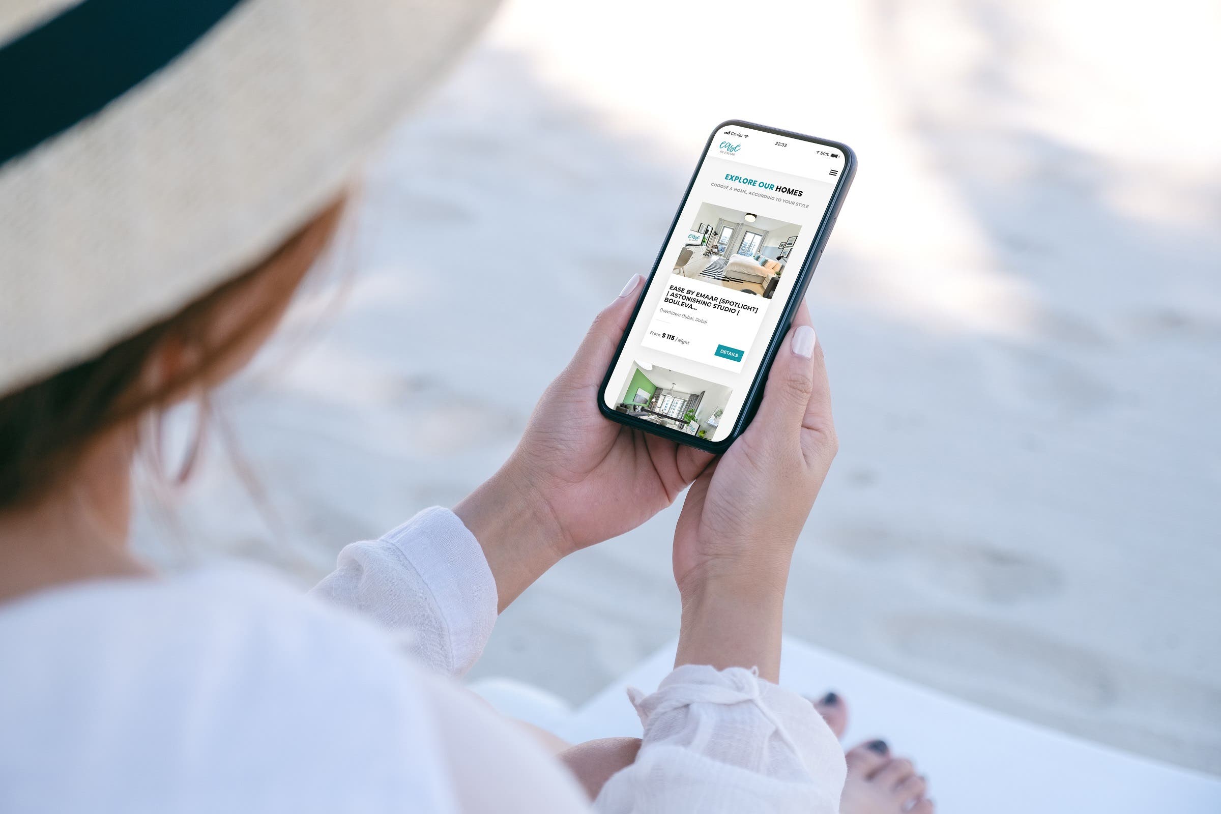 Emaar - App screen