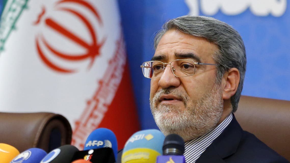 Iran's Interior Minister Abdolreza Rahmani Fazli speaks during a press conference in the capital Tehran on July 1, 2018.
