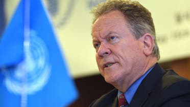 David Beasley, the United Nations World Food Programme (WFP) Executive Director, speaks during a press conference in Seoul after his visit to North Korea. (File photo: AFP)