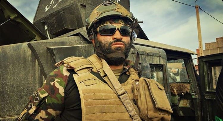 Iraqi actor Thaer al-Shayei in Hollywood's new film 'Mosul.' (Courtesy of Al-Shayei)