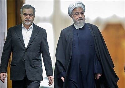 الرئيس الايراني حسن روحاني وشقيقه حسين فريدون