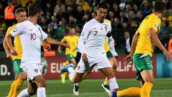 Ronaldo hits four for Portugal against Lithuania in 5-1 rout