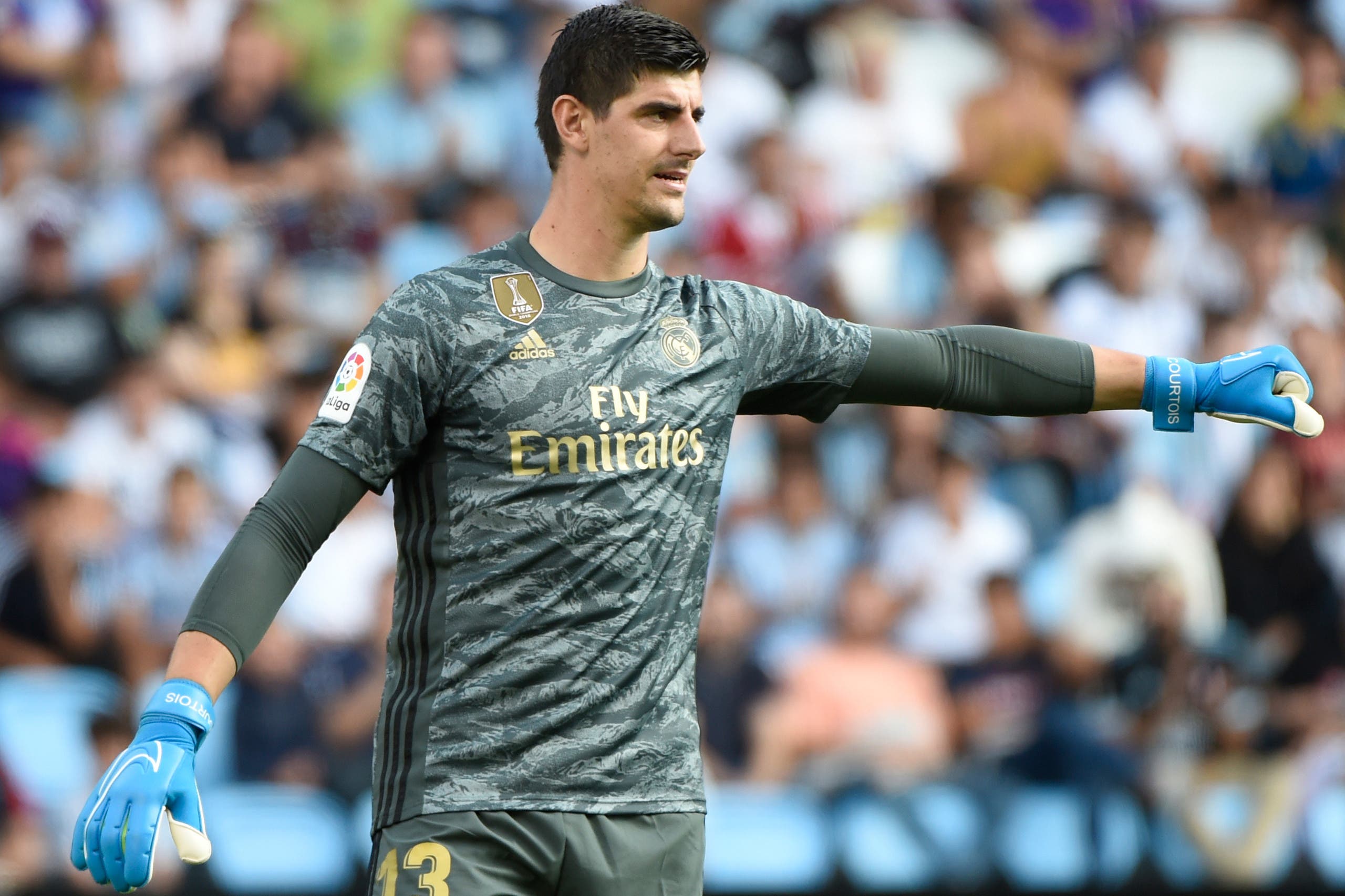 كورتوا يعاني في مدريد