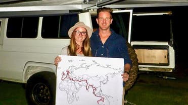 Jolie King and Mark Firkin, two Australian nationals who were detained in Iran. (Instagram)