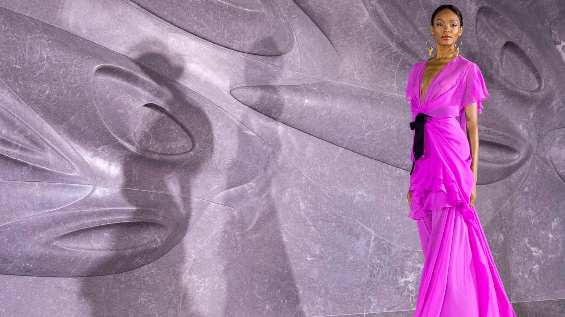 Naeem Khan pink dress 2019 - AP