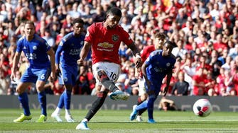 Man United beats Leicester on penalty to end wait for win
