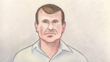 Cameron Ortis is shown in a court sketch from his court hearing in Ottawa. (Lauren Foster-MacLeod/Handout via Reuters)