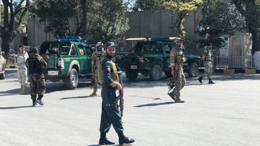 Afghan security forces keep watch at the site of a blast in Kabul, Afghanistan September 17, 2019. REUTERS/Omar Sobhani