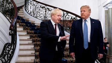 US President Donald Trump and Britain's Prime Minister Boris Johnson pictured at the G7 summit. (File photo: AP)
