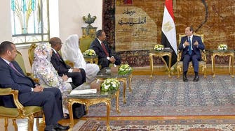 Sudan’s PM Hamdok meets with Egyptian president in Cairo