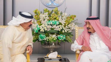 King Hamad and King Salman - SPA