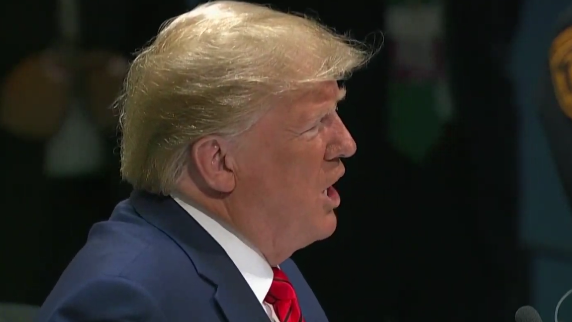 Trump at UNGA (Screengrab)