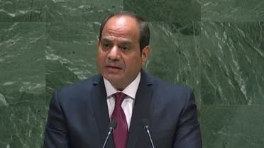 El Sisi speaking at UN (Screengrab)